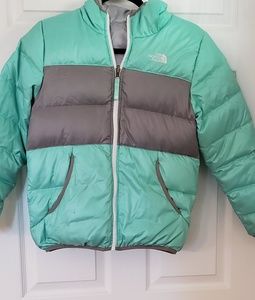 Girls Northface Down reversible winter/ski jacket